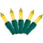 ” 100 Light Super Bright String Light – Green/Gold – 27′